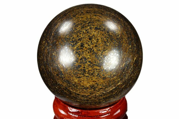 Polished Bronzite Sphere - Brazil #115987